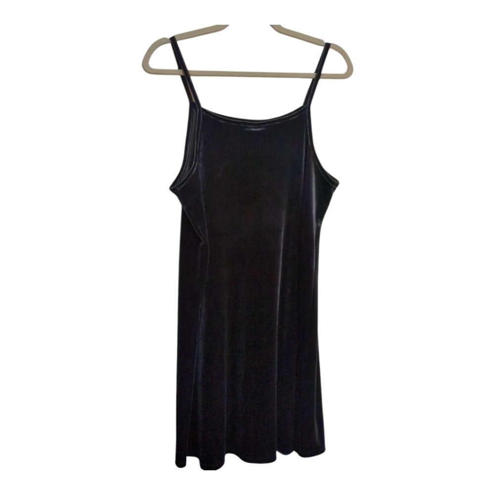 Roebuck And Co Black Velvet Slip Dress Gothic Whimsigoth Festival